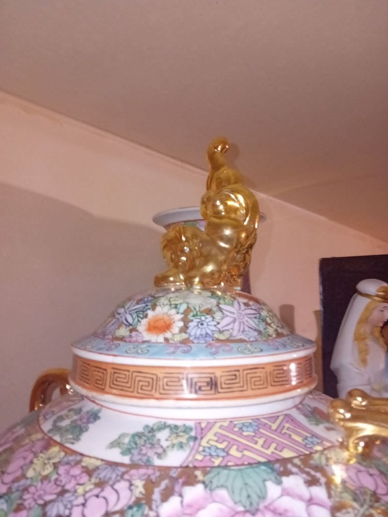 chinees decoratie vaas uit porselein, Ophalen of Verzenden