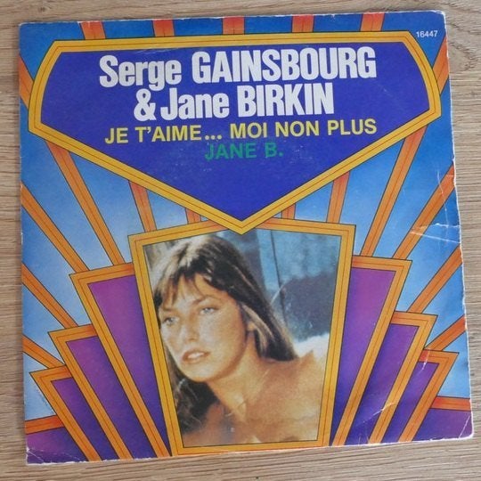 7" Serge Gainsbourg & Jane Birkin – Je T'Aime...Moi Non Plus, 7 inch, Utilisé, Pop, Réédition