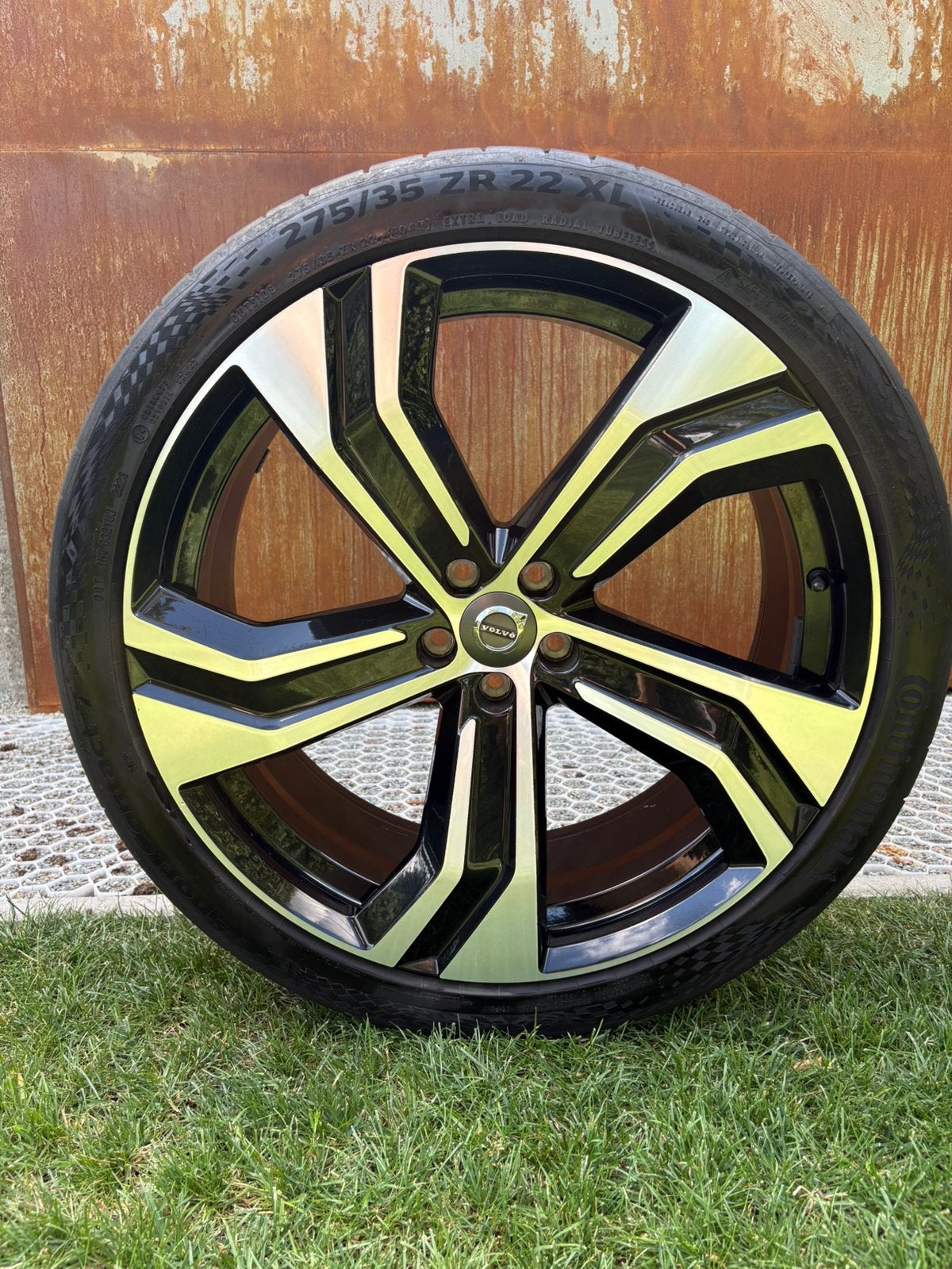 Alu velgen 22’’ Volvo XC90 II diamond cut, Auto-onderdelen, Banden en Velgen, Ophalen, Band(en)