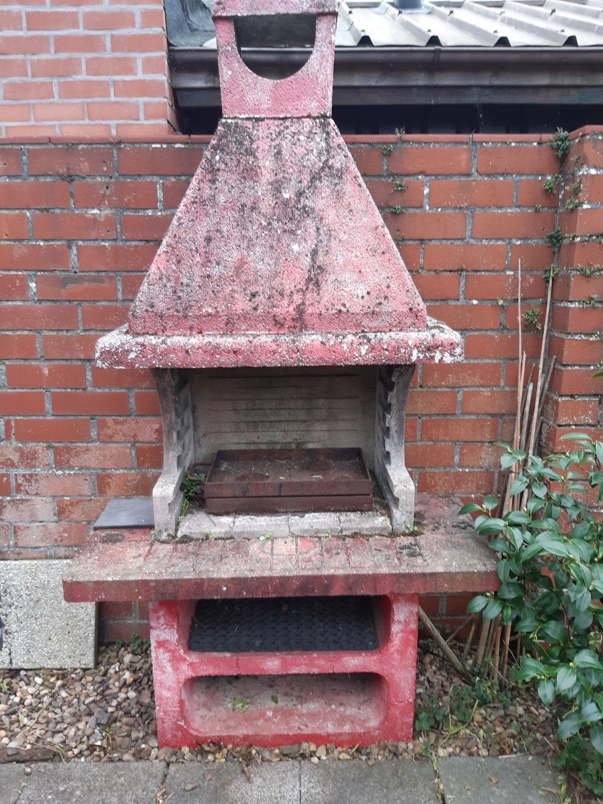 barbecue de jardin 2m35x1m15, Jardin & Terrasse, Enlèvement