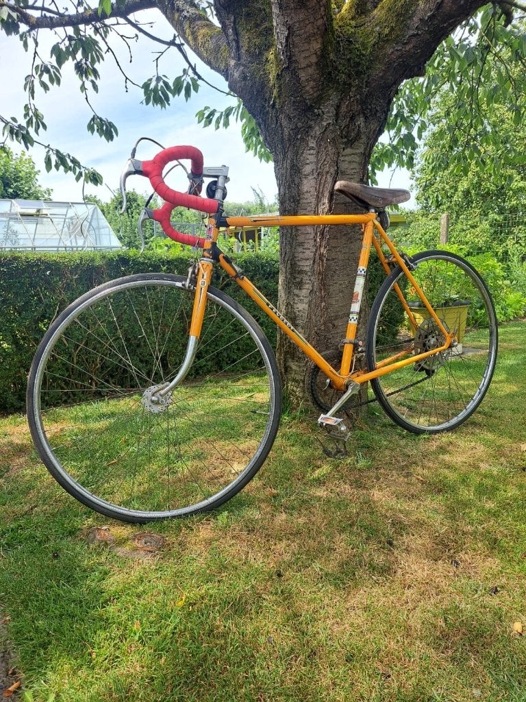 Vintage koersfiets racefiets peugeot, Fietsen en Brommers, Ophalen, Gebruikt, Overige merken