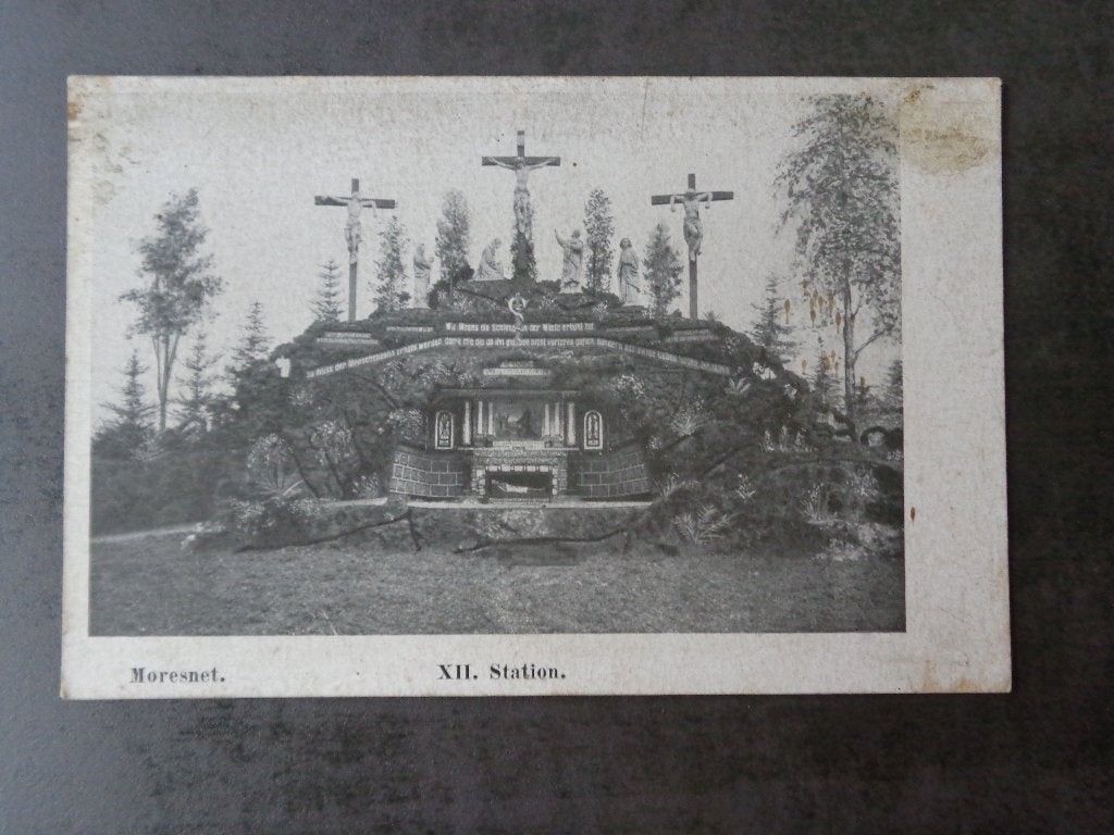 1 oude postkaart uit de Golgotha van Moresnet, Ophalen
