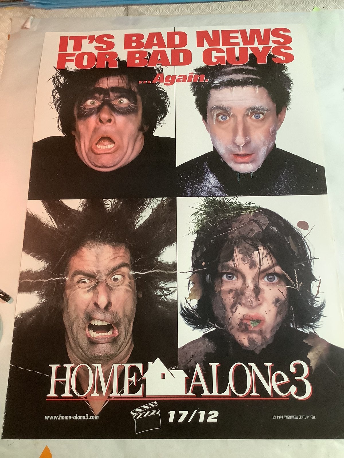 HOME ALONE 3   Filmposter   70-100 cm, Collections, Posters & Affiches, Enlèvement ou Envoi, Comme neuf