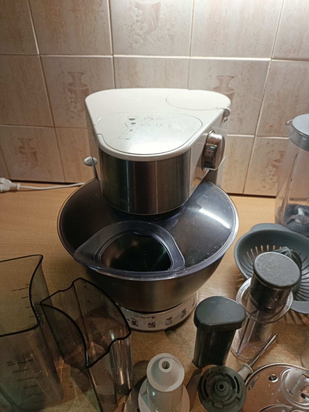 KENWOOD KEUKENROBOT ALL-IN-ONE.  MAG VANDAAG WEG VOOR €100!!, Elektronische apparatuur, Keukenmixers, Gebruikt, 3 snelheden of meer