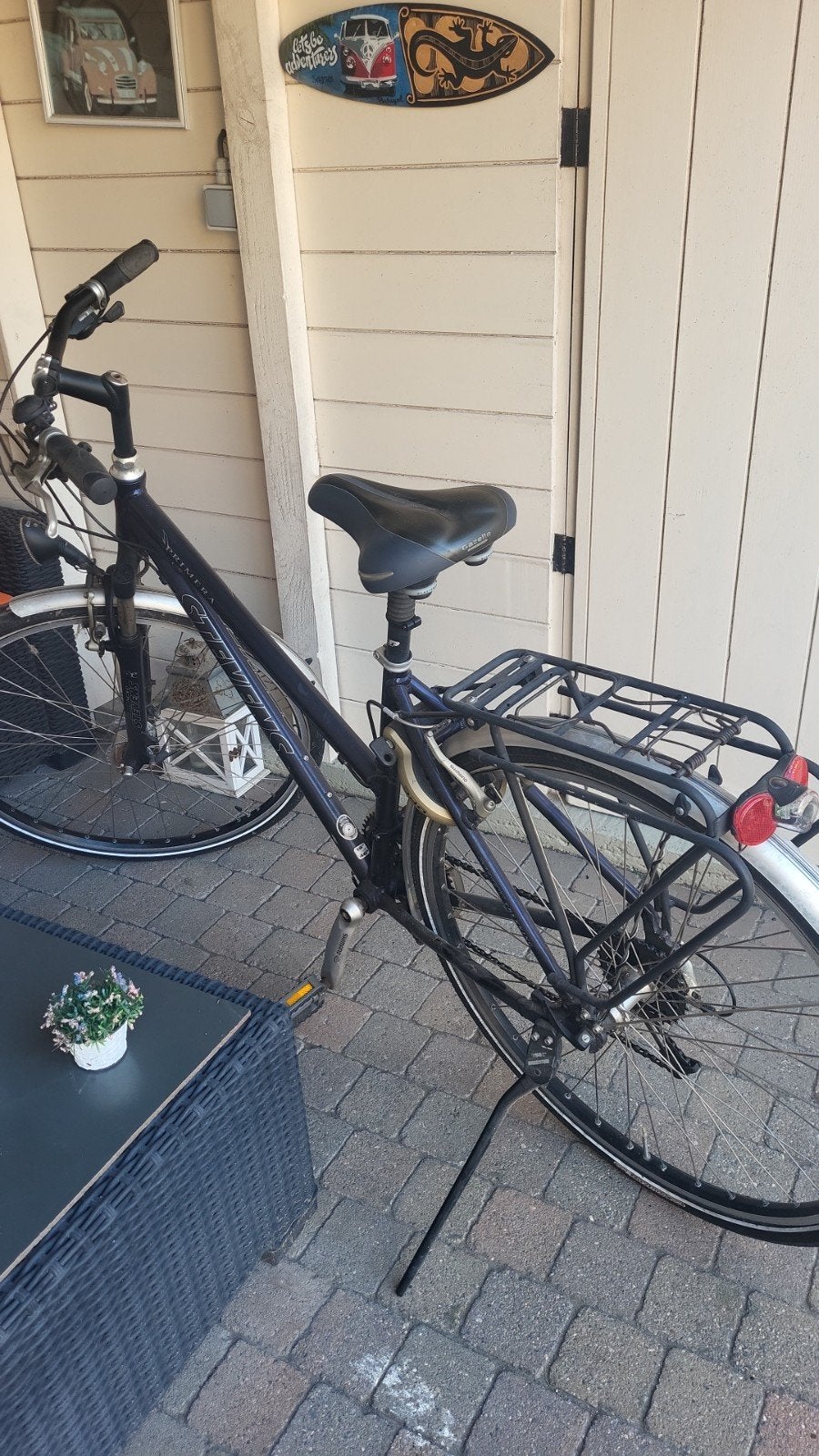 goed onderhouden fiets, Ophalen