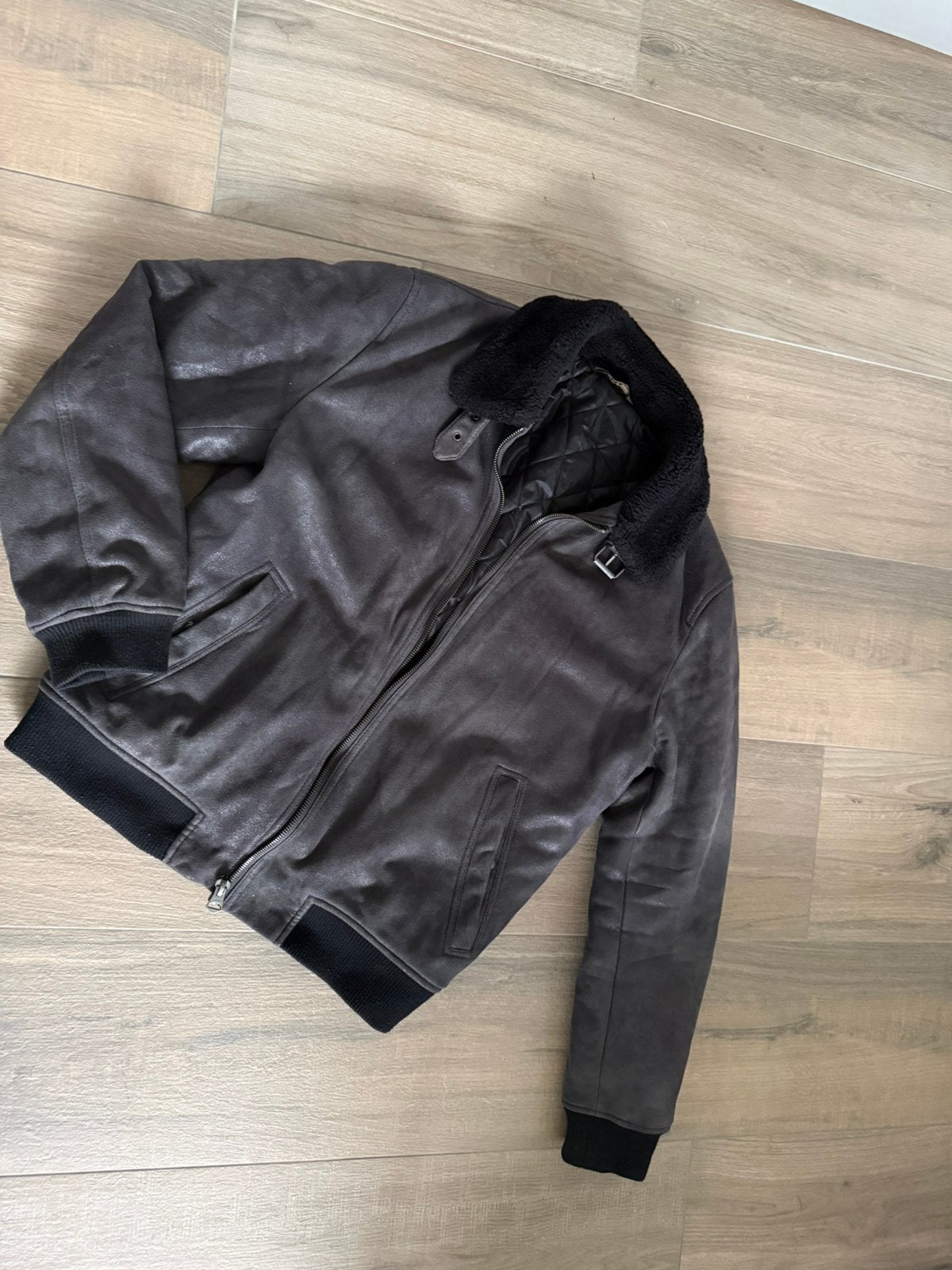 Zara heren aviator jack / bomberjack (Maat M), Kleding | Heren, Jassen | Winter, Ophalen of Verzenden, Zo goed als nieuw, Maat 48/50 (M)