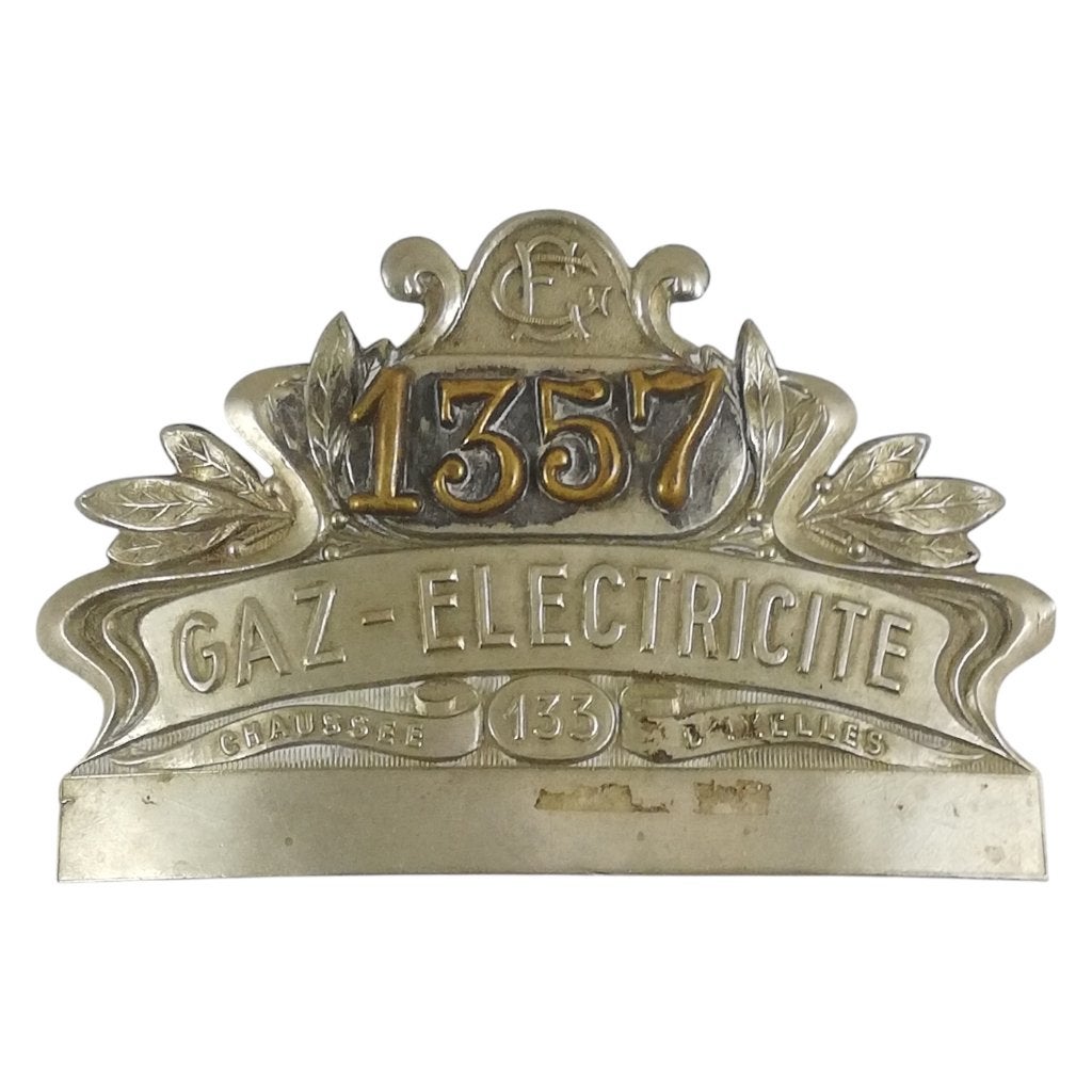 Gaz-Electricite - 1357 - Brussel - plaatje, Ophalen of Verzenden