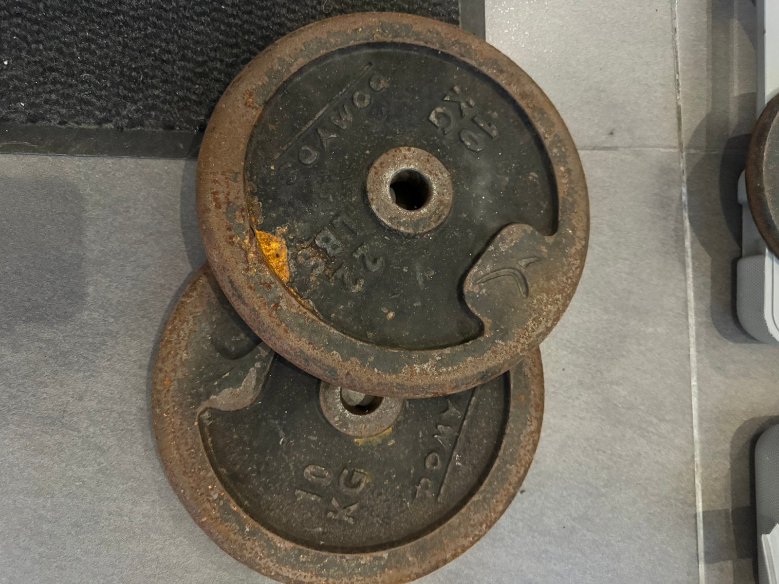 Gewichtenset, Sports & Fitness, Équipement de fitness, Enlèvement, Utilisé, Set d’haltères