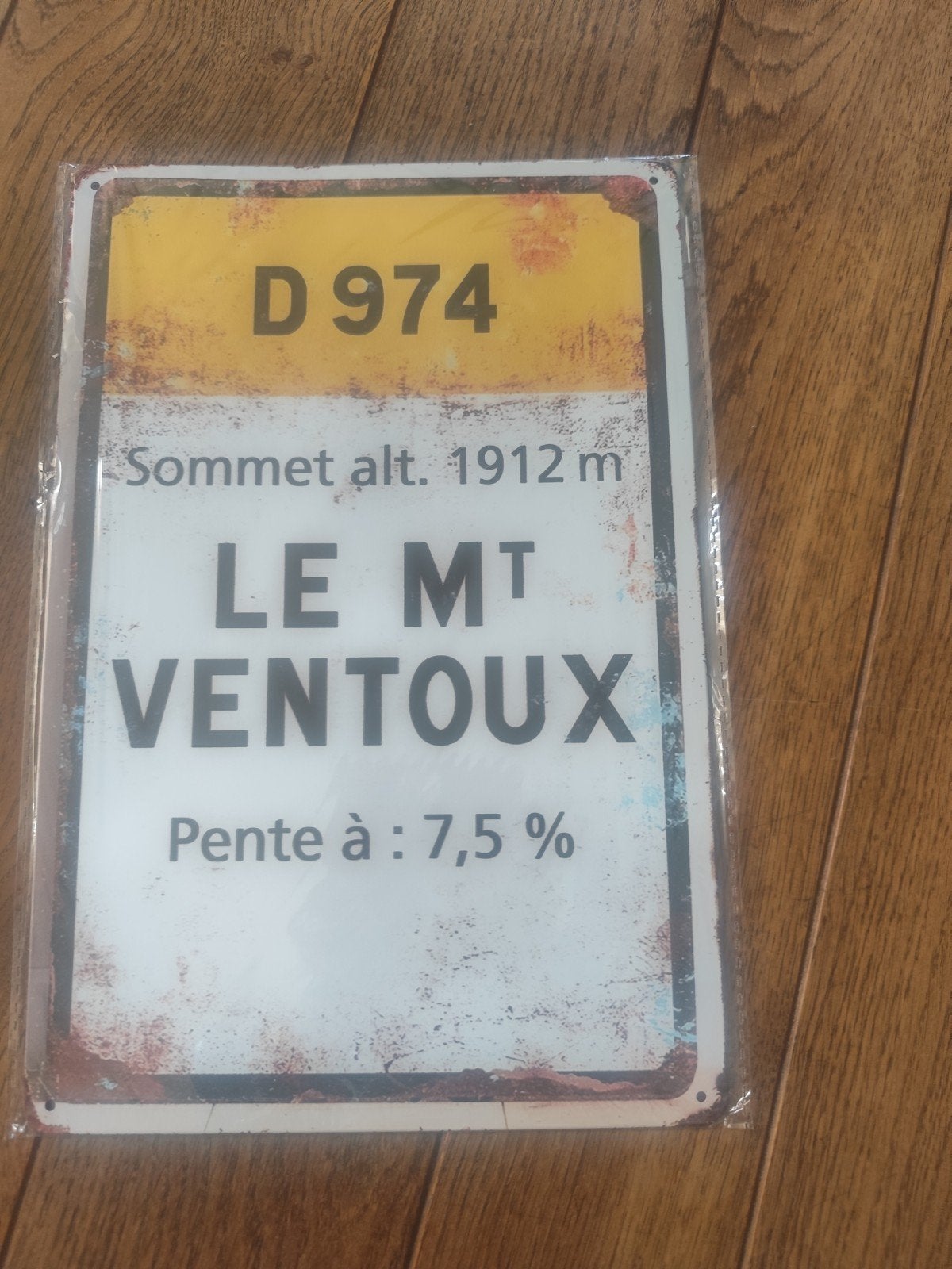 Plaque métallique. Mont Ventoux 20x30 cm. Neuve emballée., Enlèvement ou Envoi, M