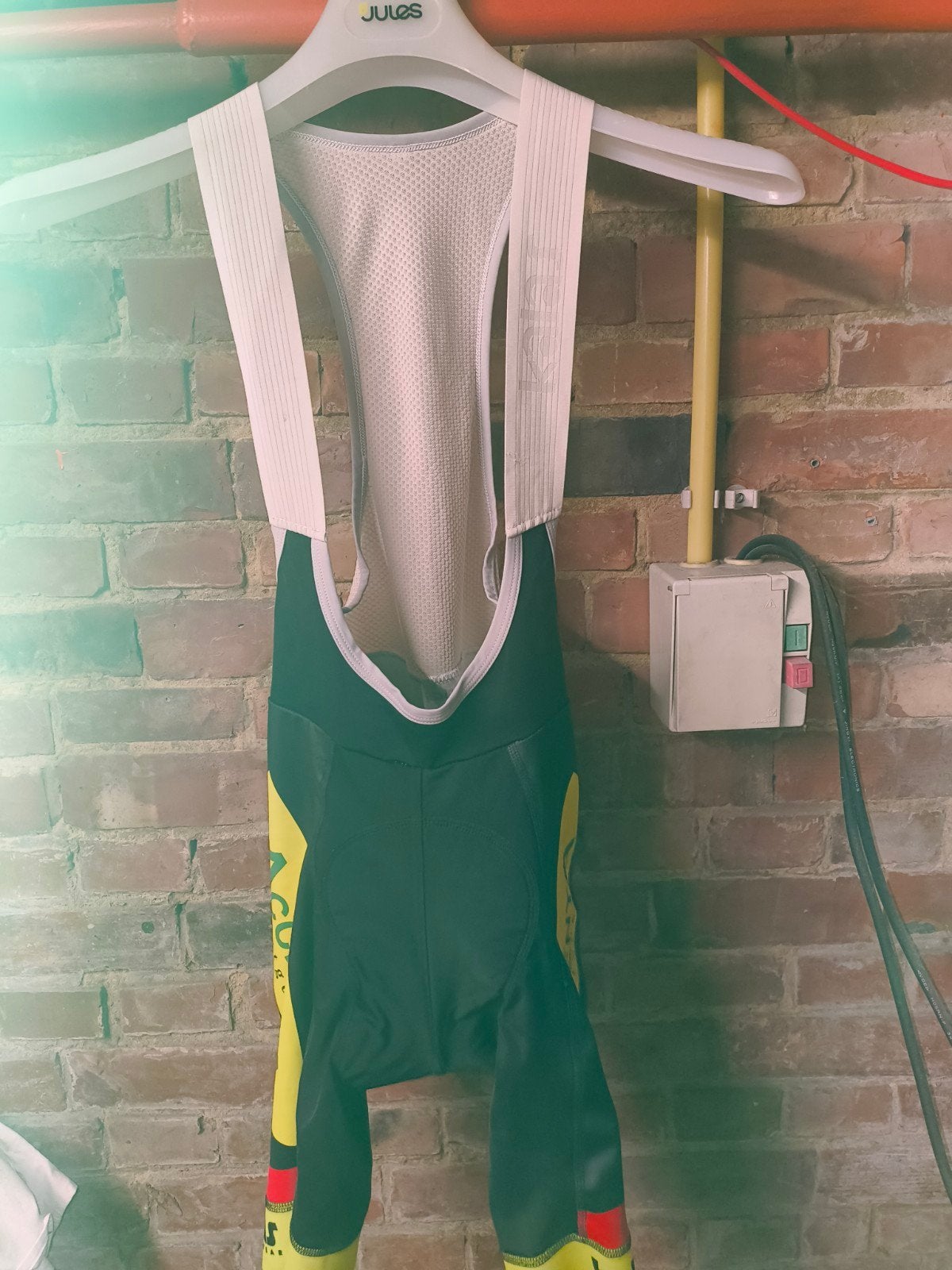 Maillot de cyclisme, Enlèvement