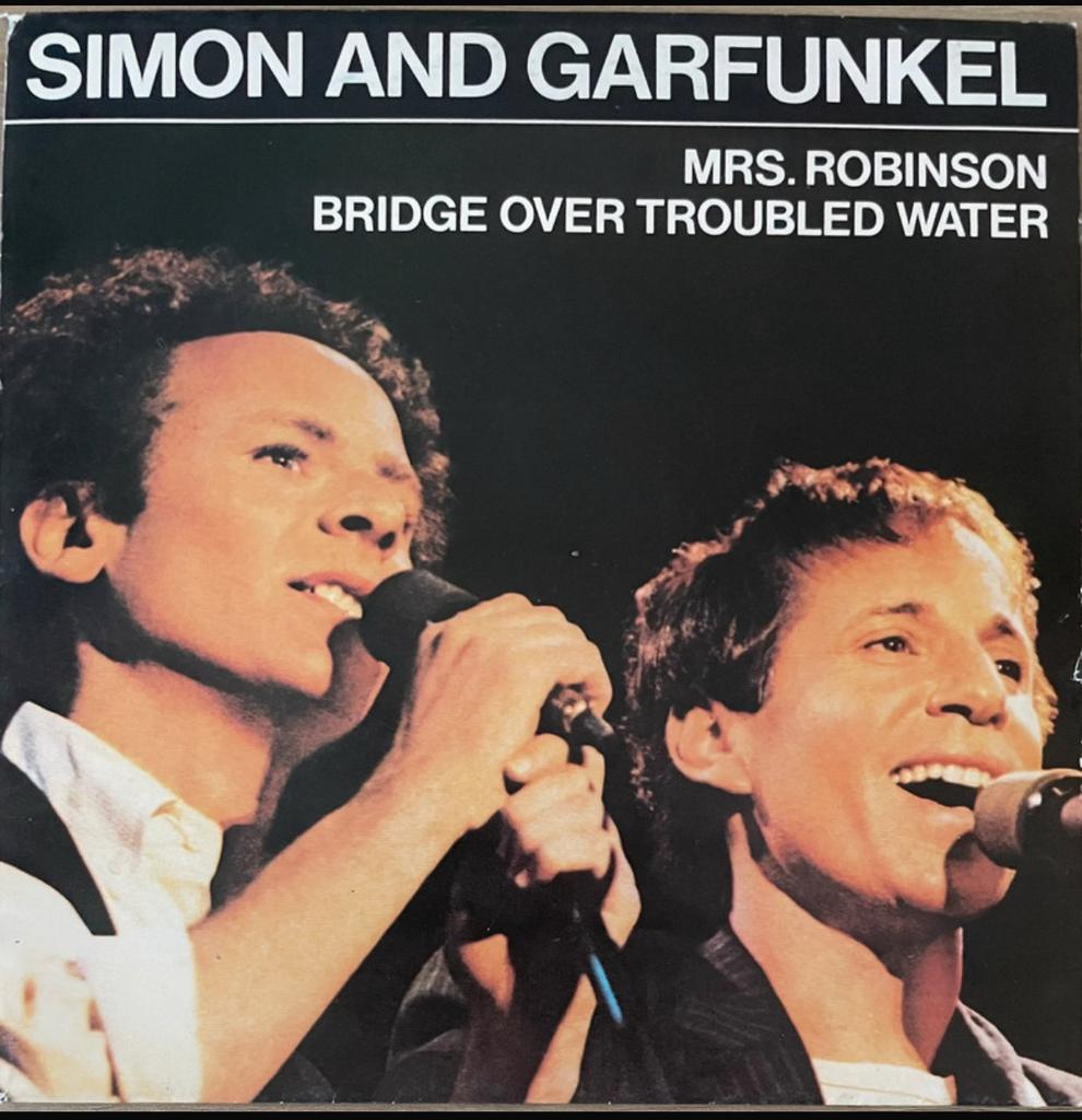 Vinylsingle Mrs Robinso/Bridge over troubled water S&Garfunk, Ophalen of Verzenden, Gebruikt