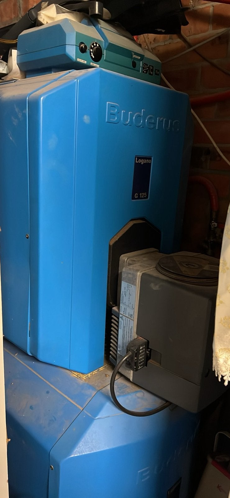 Mazoutbrander Buderus Logano G125 40kw, Doe-het-zelf en Bouw, Ophalen, Zo goed als nieuw