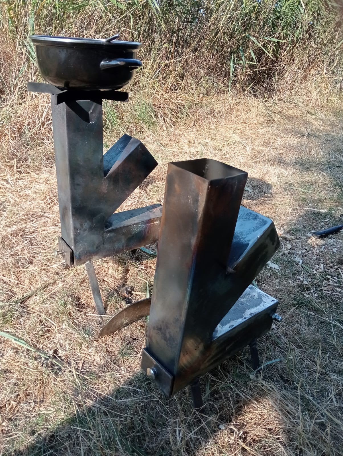 rocket stove, Enlèvement, Comme neuf, Sol
