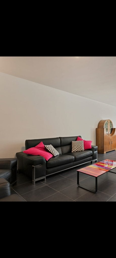 Zetel, Huis en Inrichting, Ophalen, 100 tot 125 cm, 150 tot 200 cm, Leer