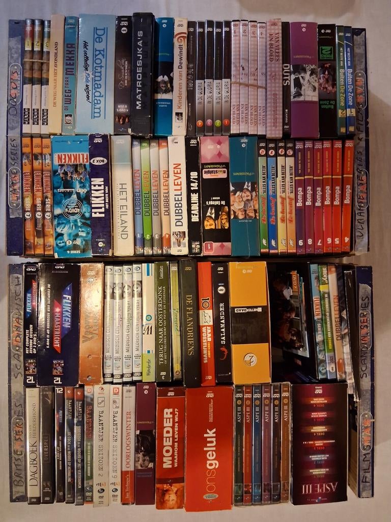 Vlaamse topseries op dvd, vrt / vtm, uitkiezen, Cd's en Dvd's, Dvd's | Tv en Series, Zo goed als nieuw, Actie en Avontuur, Boxset