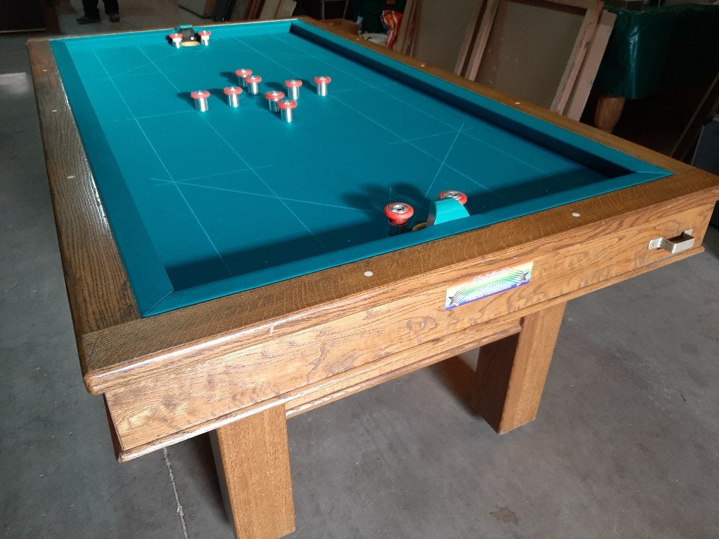 Biljarts en voetbaltafels., Sport en Fitness, Ophalen, Zo goed als nieuw, Biljarttafel