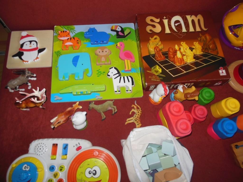 Lot de jeux, Kinderen en Baby's, Speelgoed | Educatief en Creatief, Gebruikt, Bouwen, Elektronica, Puzzelen, Rekenen, Ontdekken