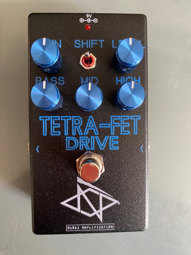 Nunez Amplification Tetra-Fet Drive BASS/GUITAR ///RARE///, Muziek en Instrumenten, Effecten, Zo goed als nieuw, Distortion, Overdrive of Fuzz