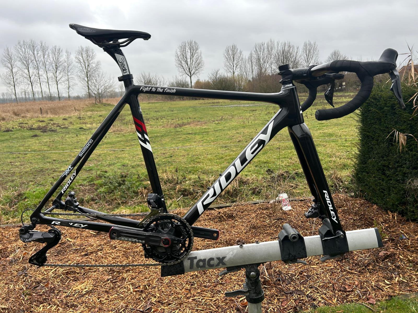 X- night Shimano Ultegra Di2 (12 speed) met powermeter, Fietsen en Brommers, Gebruikt, Carbon, 10 tot 15 versnellingen, Schijfrem