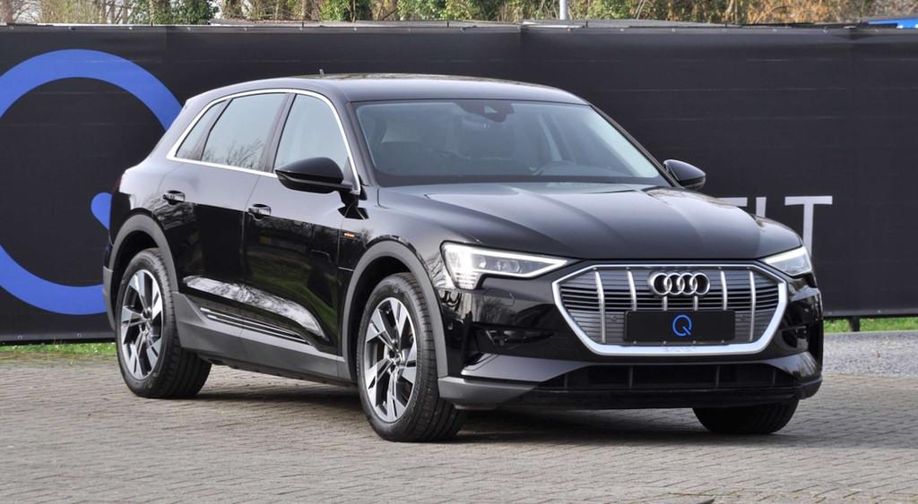Audi e-tron 50 QUATTRO GPS CAMERA ZETELVER ELEKKOFFR ADAPTCR, Auto's, Automaat, Gebruikt, Alcantara, Zwart
