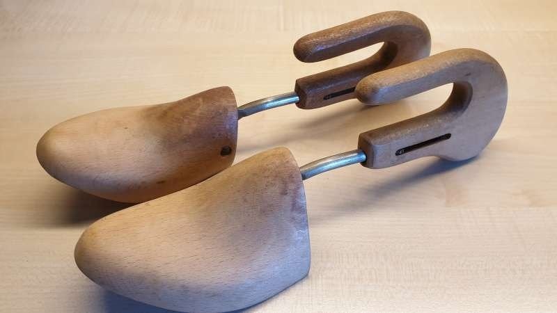 1 paar vintage, retro houten verstelbare pasvormen schoenen, Kleding | Heren, Ophalen