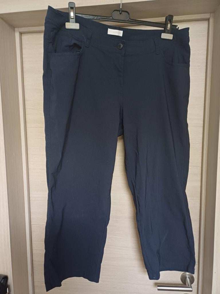 Pantalon stretch Charles Vogele bleu marine pour Mt 48 (par, Charles vogele, Enlèvement ou Envoi, Taille 46/48 (XL) ou plus grande