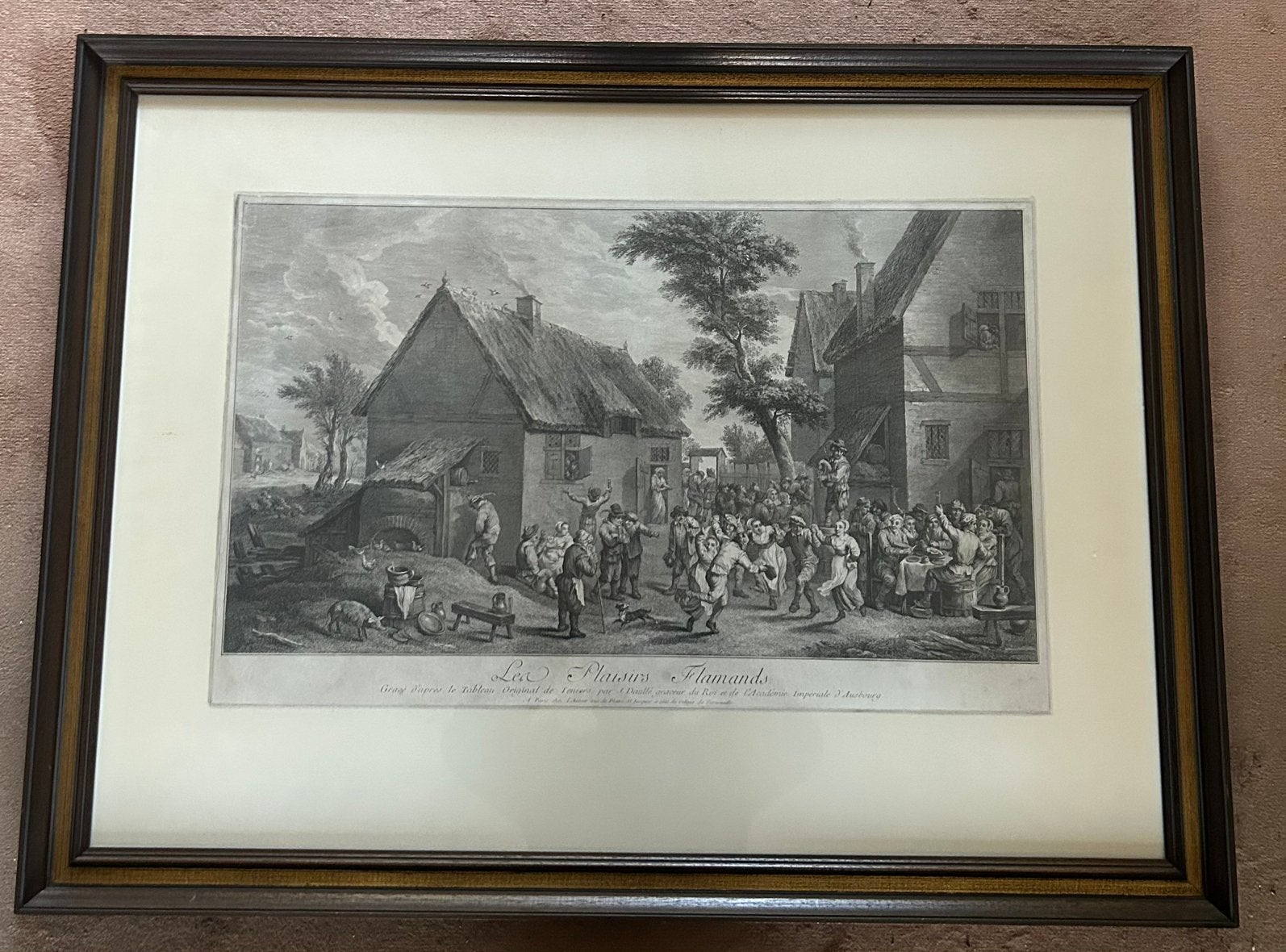 Klassieke ets, Antiek en Kunst, Ophalen of Verzenden, Ets