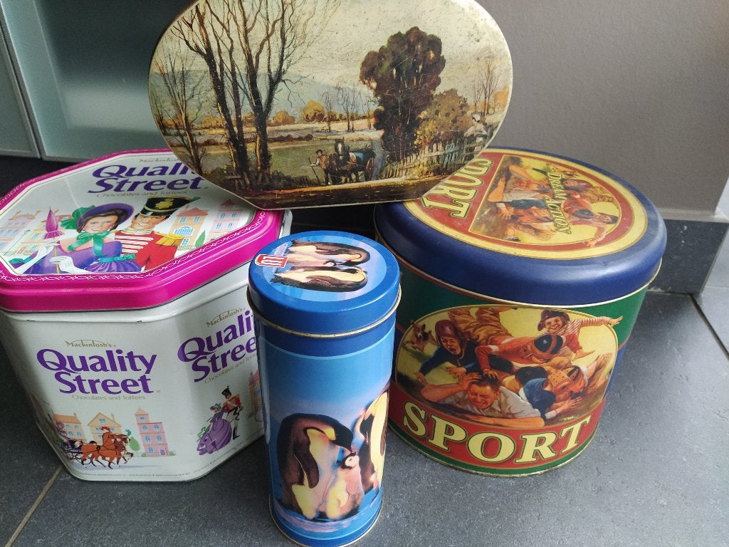assortiment blikken dozen, Verzamelen, Ophalen of Verzenden, Gebruikt, Overige