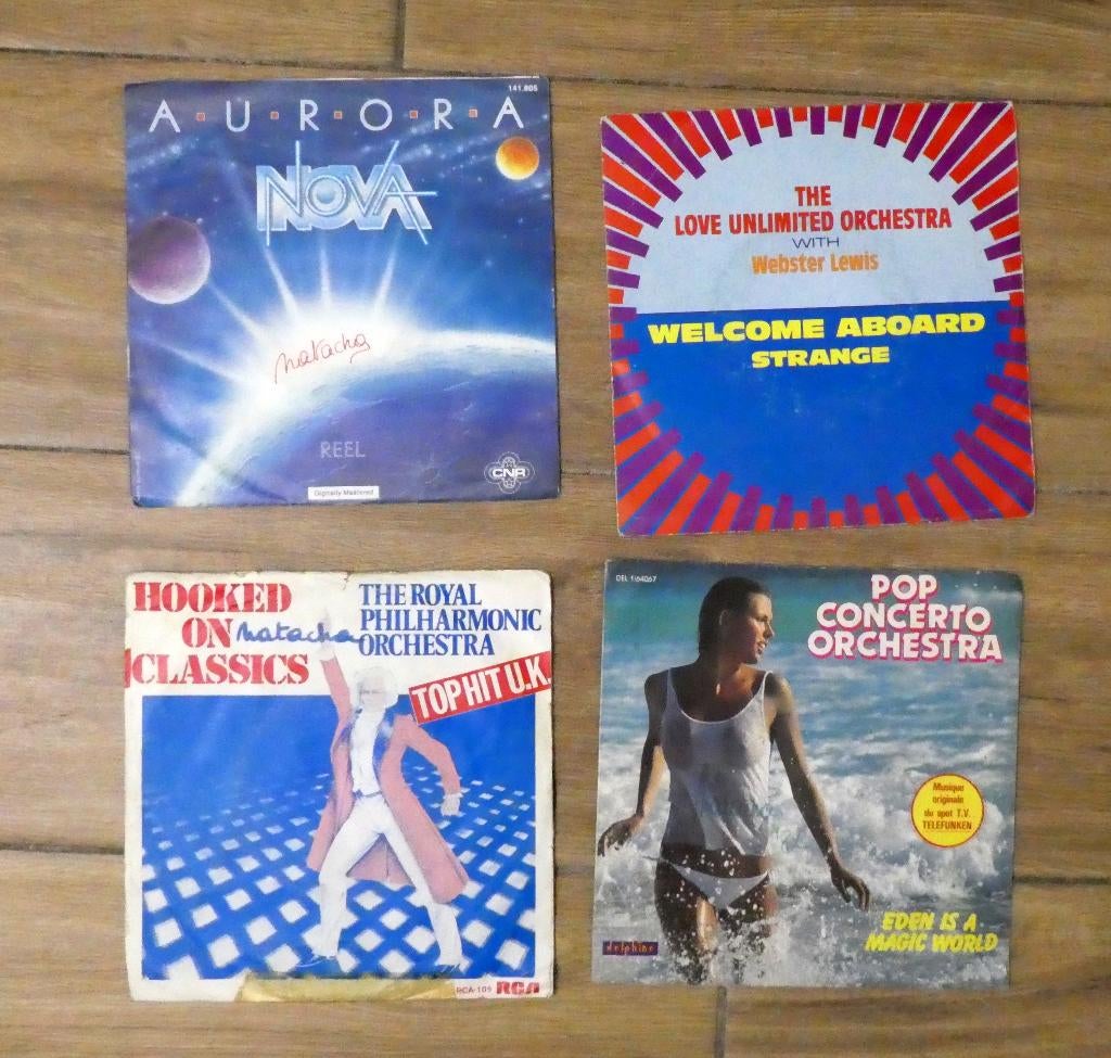 45 tours - lot de 4 pièces, Enlèvement ou Envoi
