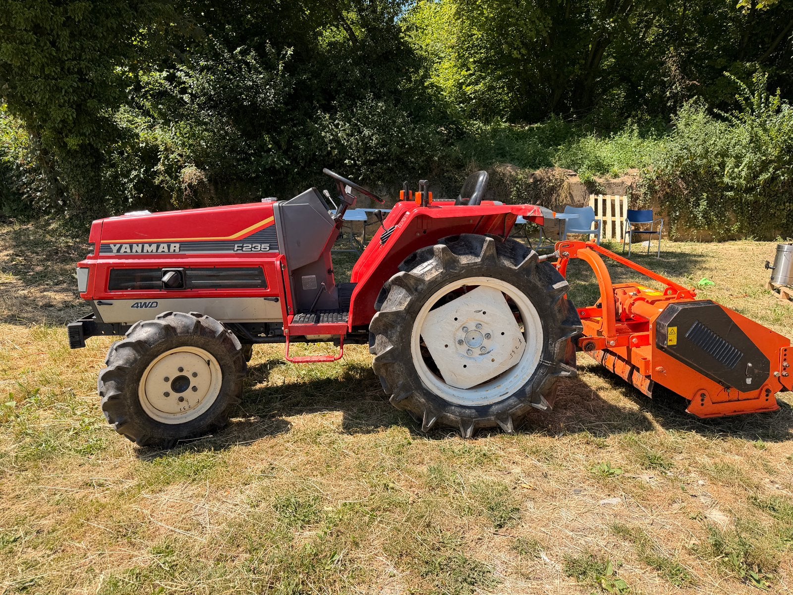Tracteur YANMAR F 235, Tuin en Terras, Hakselaars, Ophalen of Verzenden