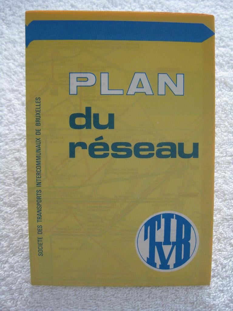 STIB MIVB – SNCV NMVB - réseau 1973, Enlèvement ou Envoi, Tram