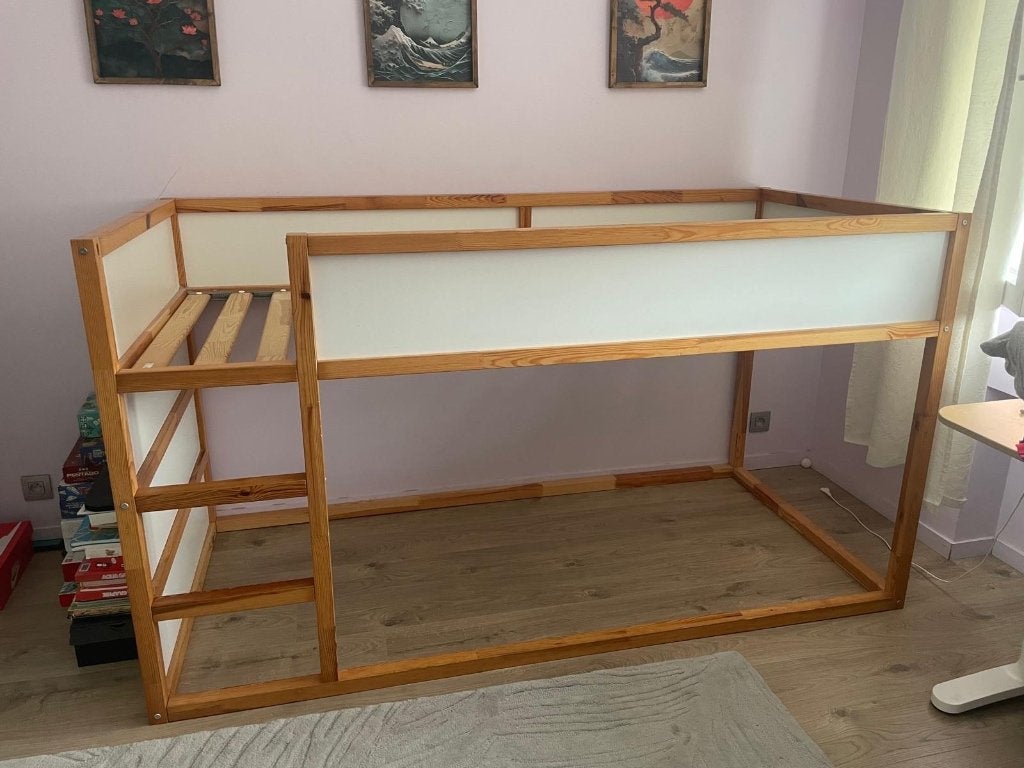 Lit IKEA, Ophalen, Gebruikt, Eenpersoons, Wit