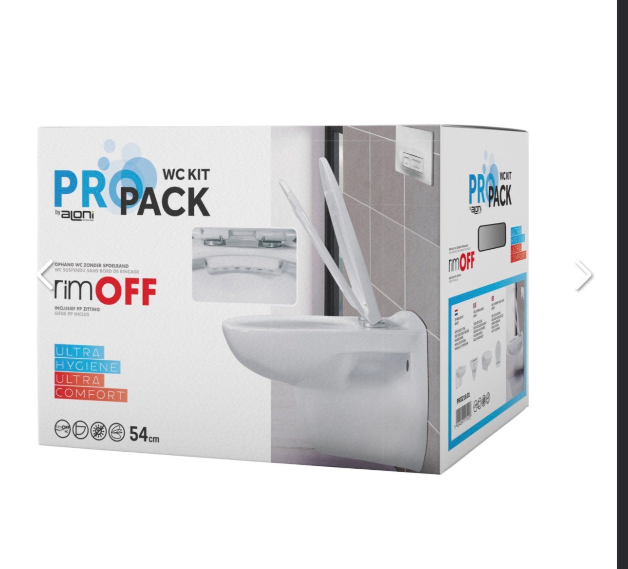 Hang toilet met softclosing, Doe-het-zelf en Bouw, Ophalen, Nieuw, Toilet