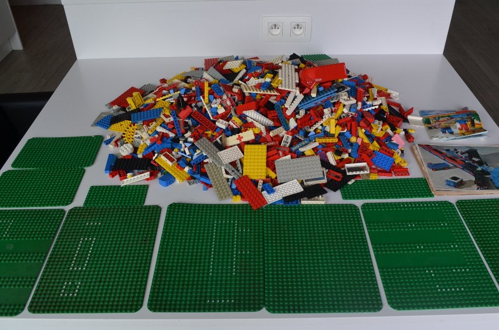 Lego: 7,5 kg. echte zolder vondst 1970, Gebruikt, Meerdere sets, Lego, Ophalen of Verzenden