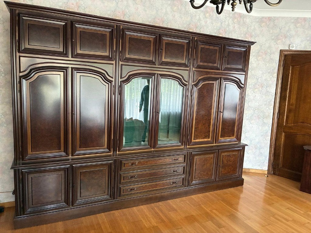 kast massief hout, 250 à 300 cm, Cerisier, Utilisé, Avec tiroir(s)