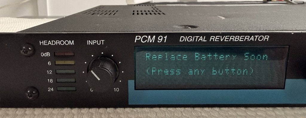 Lexicon PCM 9 Digital Reverb (batterij binnenkort vervangen), Muziek en Instrumenten, Ophalen of Verzenden, Reverb