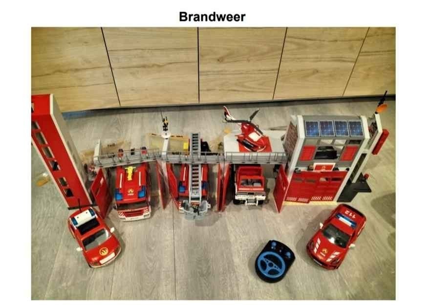 Playmobil Brandweer set, Enlèvement ou Envoi, Comme neuf, Kit complet, Véhicule