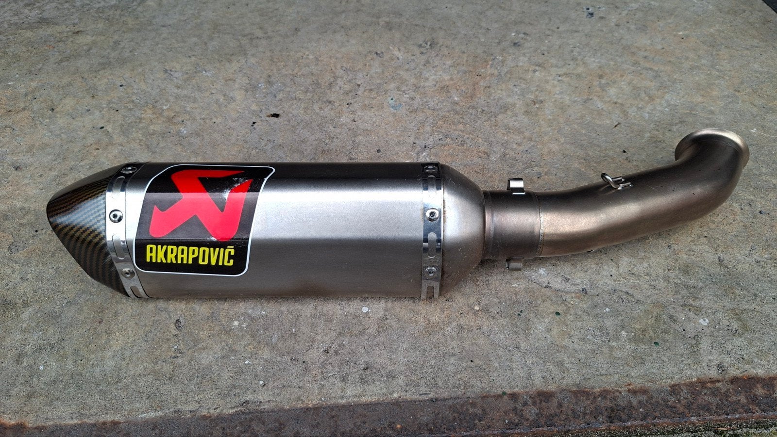 Akrapovic slip-on, Enlèvement, Utilisé