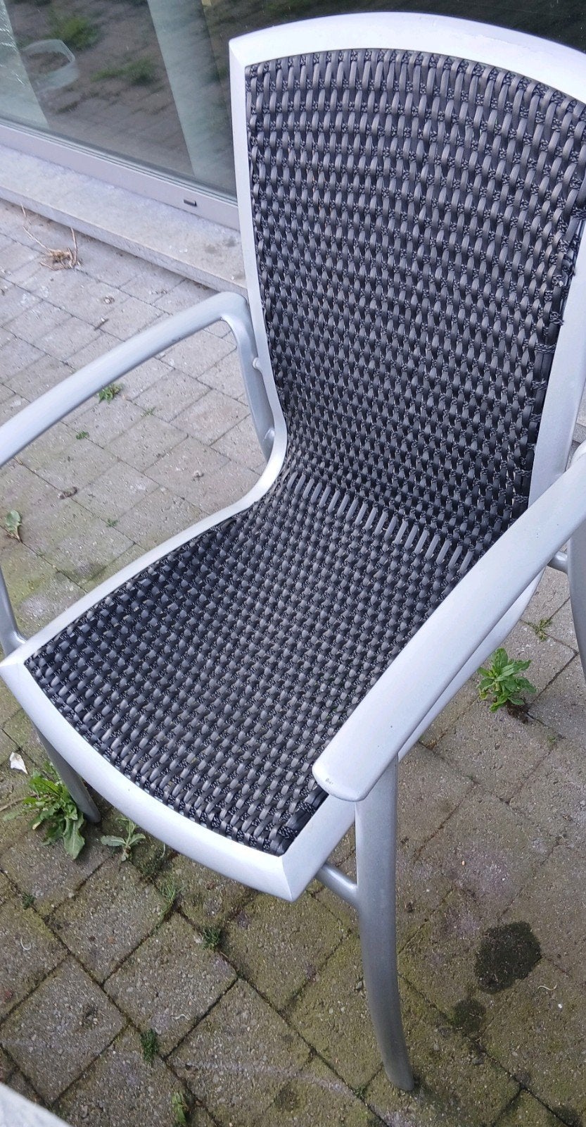 Tuinstoelen set 6st., Tuin en Terras, Ophalen, Gebruikt, Metaal, Stapelbaar