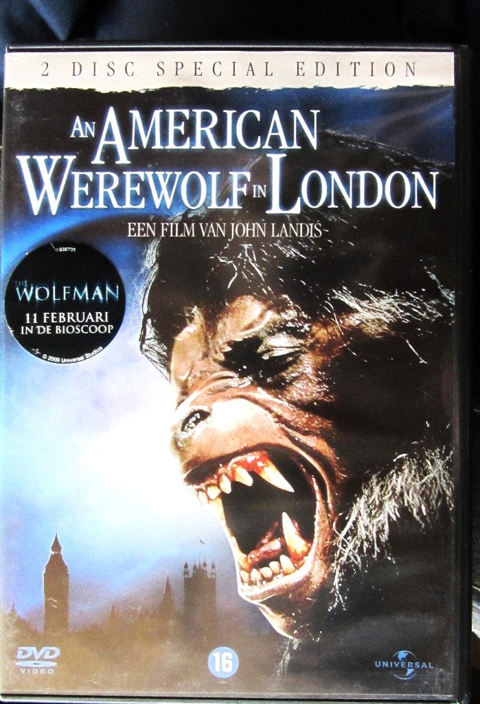 DUBBELE DVD HORROR- AN AMERICAN WEREWOLF IN LONDON, CD & DVD, DVD | Horreur, Tous les âges, Enlèvement ou Envoi, Comme neuf, Monstres