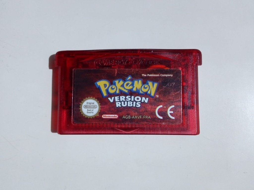 Pokémon Ruby Version in het Frans Gameboy Advance, Games en Spelcomputers, Ophalen of Verzenden, Zo goed als nieuw