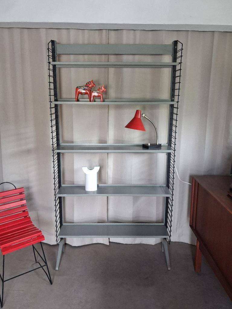 Pilastro / Tomado vrijstaand wandmeubel, retro jaren 60 kast, Ophalen, Met plank(en), Gebruikt, Minder dan 150 cm