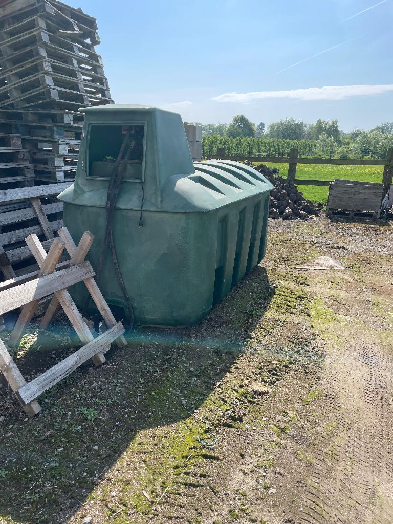 Mazout tank, Ophalen, Gebruikt