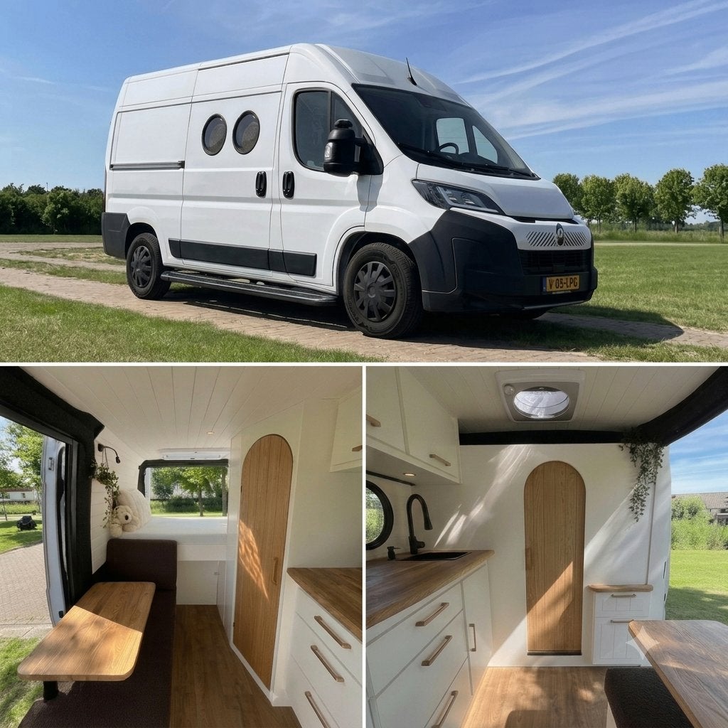 Luxe OFF GRID camper / tiny huis op wielen - NIEUW, Caravanes & Camping, Camping-cars, Siège standard, 5 à 6 mètres, Fiat, 5 à 6 mètres