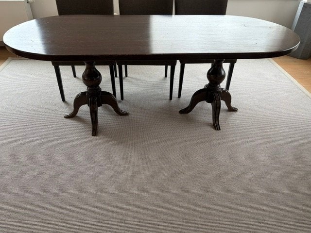 living tafel van franse eik, Huis en Inrichting, Tafels | Eettafels, Ophalen, Klassiek, Eikenhout, Zo goed als nieuw