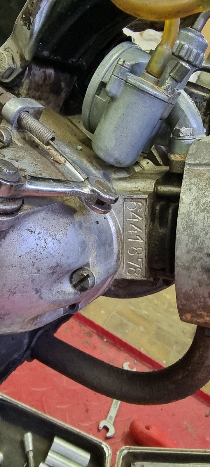 Puch MS50V avec plaque d'immatriculation, Puch, 49 cm³, Classe B (45 km/h), Enlèvement