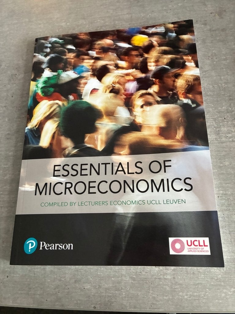 Essentials of Microeconomics — UCLL-editie, Boeken, Pearson, Ophalen of Verzenden, Zo goed als nieuw, Hogeschool