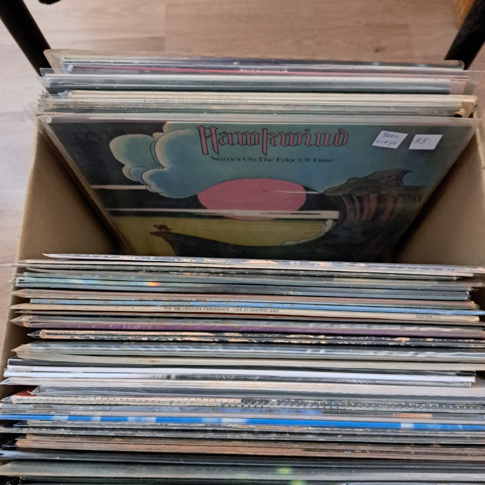 50 tal elpees, Ophalen, Gebruikt, Beschermende buitenhoes, 12 inch