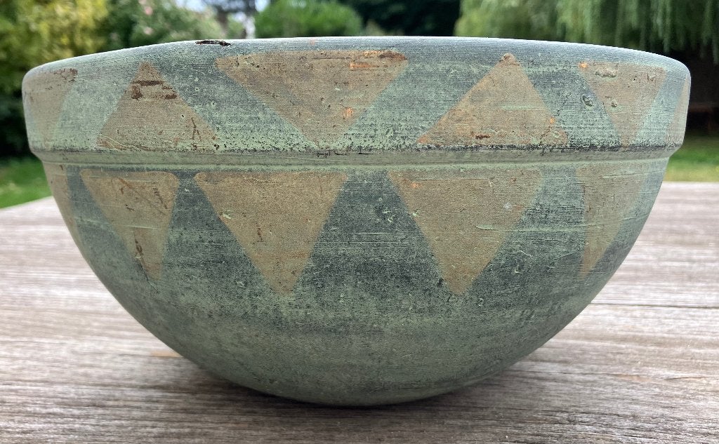 Groene terracotta potdeksel, Tuin en Terras, Bloempotten, Ophalen
