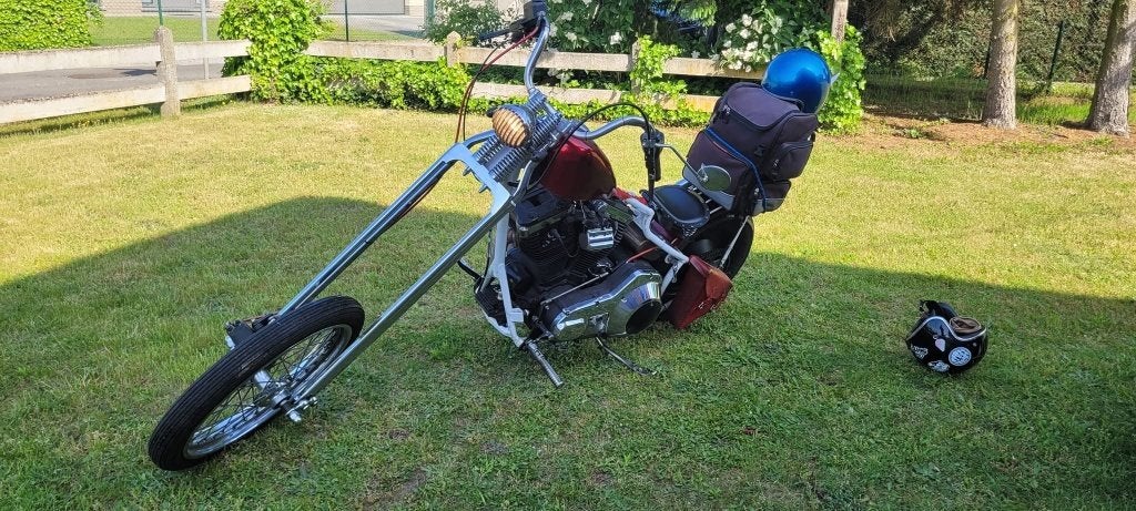 Harley Davidson FXR chopper, Motoren, Motoren | Harley-Davidson, Particulier, Chopper, 2 cilinders, Handgeschakeld, Occasion, Ophalen